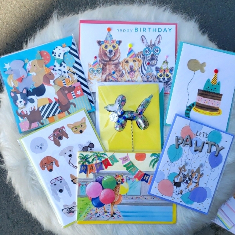 NWT PAPYRUS ANIMAL PARTY CARDS